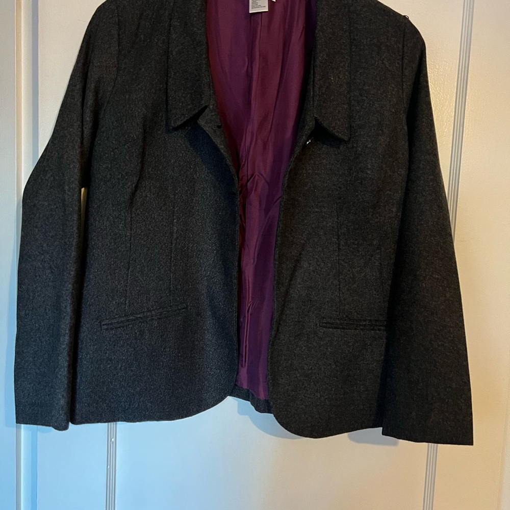 Womens vintage Wintersilks Blazer Jacket 100% Silk Lining
Size: S